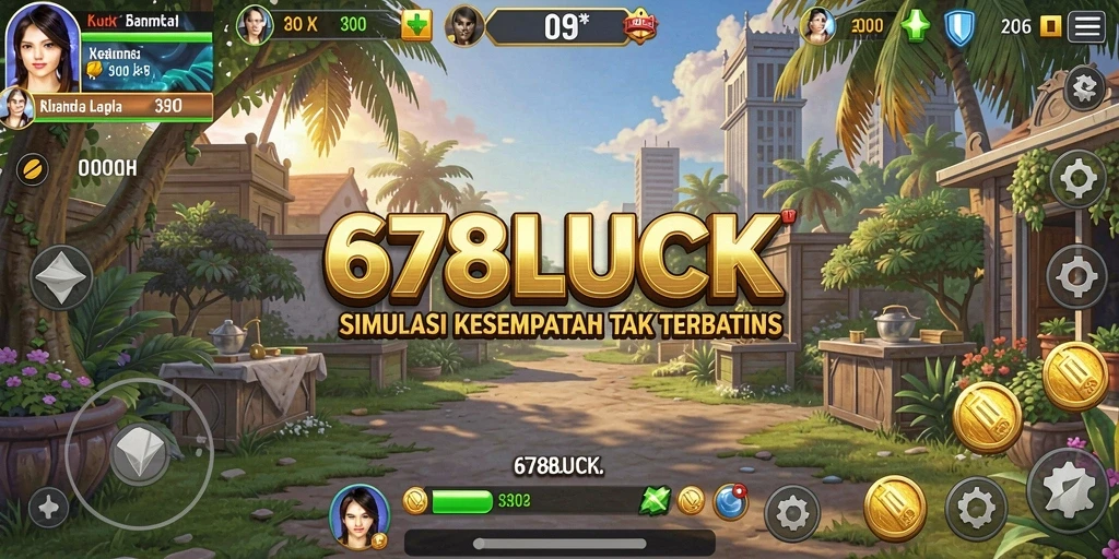 Screenshots menunjukkan gameplay menarik 678LUCK di dunia simulasi.