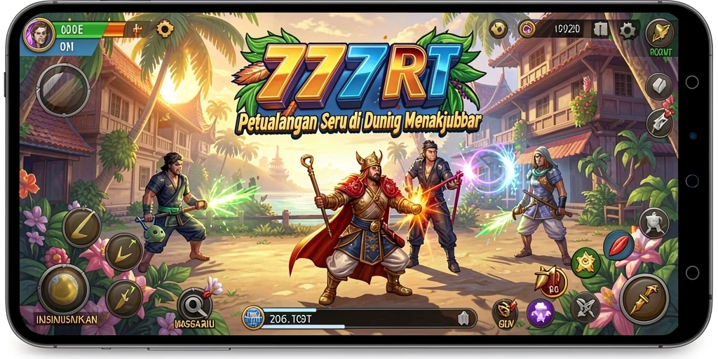 Screenshot utama dari gameplay petualangan yang mendebarkan di 777RT.
