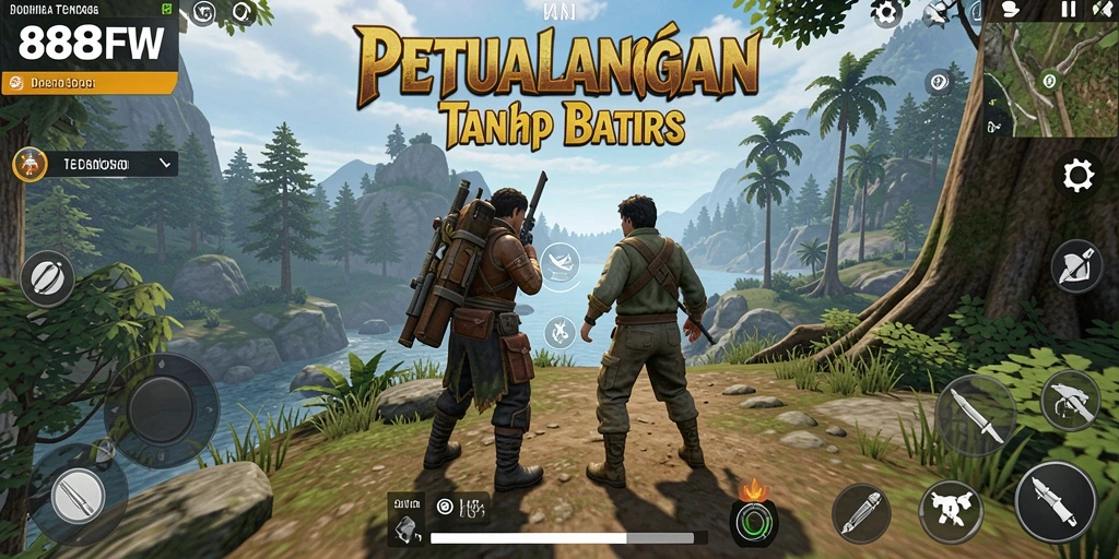 Tampilan gameplay Open World di 888FW yang mendebarkan.