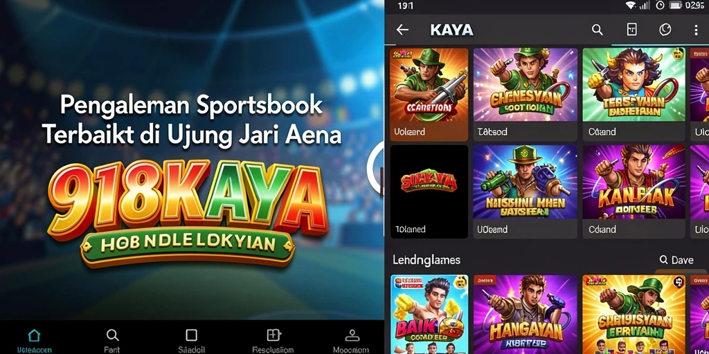 Tampilan menarik dari gameplay Sportsbook di 918KAYA.