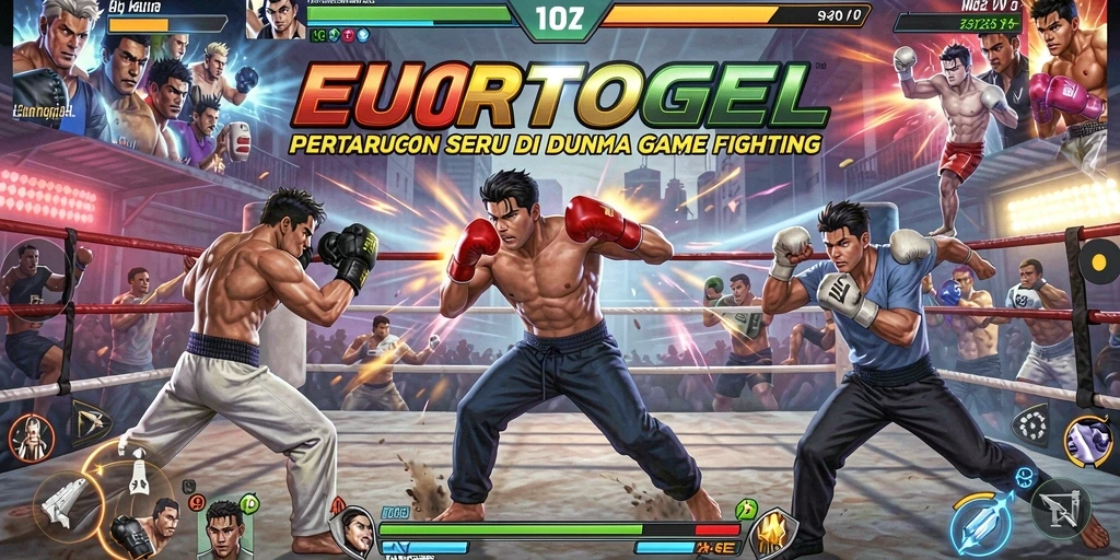 Tangkapan layar utama dari gameplay <strong>EUROTOGEL</strong> yang menunjukkan pertarungan seru.