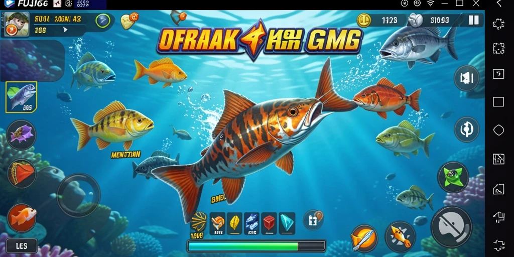 Gameplay seru dari FUJI66 saat menangkap berbagai jenis ikan.