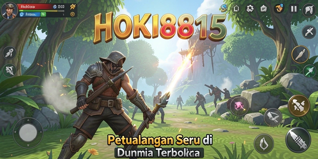 Gameplay seru penuh petualangan di HOKI8815 dunia terbuka.