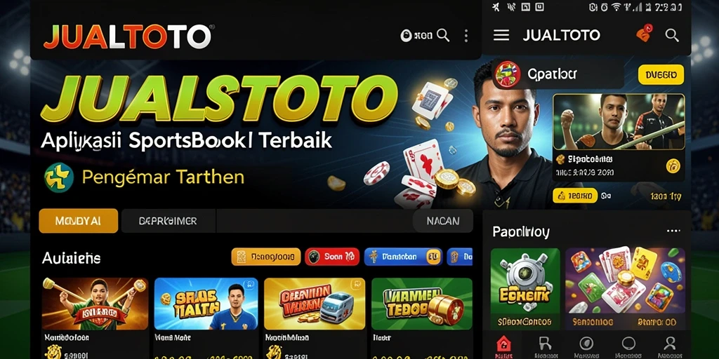 Tampilan utama <strong>JUALTOTO</strong> menampilkan opsi taruhan olahraga yang menarik dan interaktif.