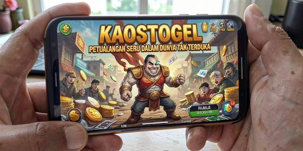 Tampilan gameplay KAOSTOGEL yang seru dan penuh aksi.