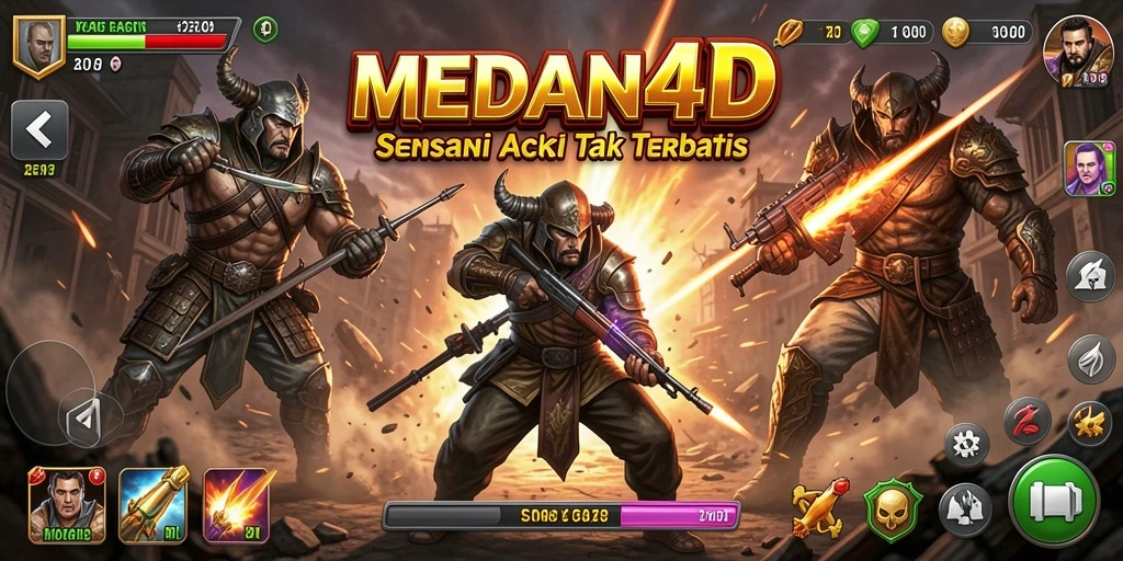 Gameplay mendebarkan dari MEDAN4D dengan aksi seru.