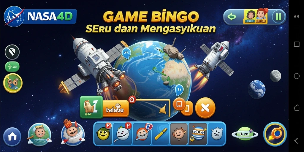 Tampilan gameplay menegangkan di NASA4D dengan berbagai pilihan bingo.
