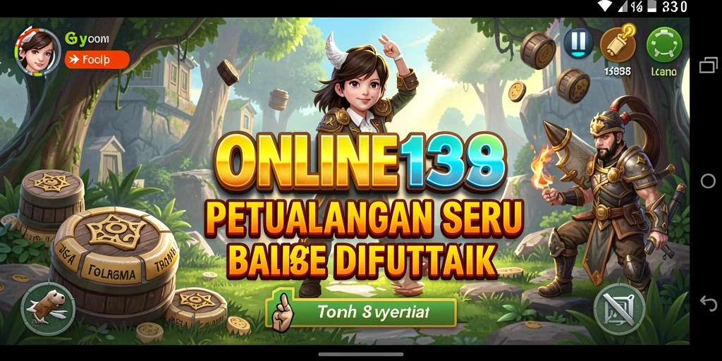 Tampilan gameplay seru dari ONLINE138 yang memukau.
