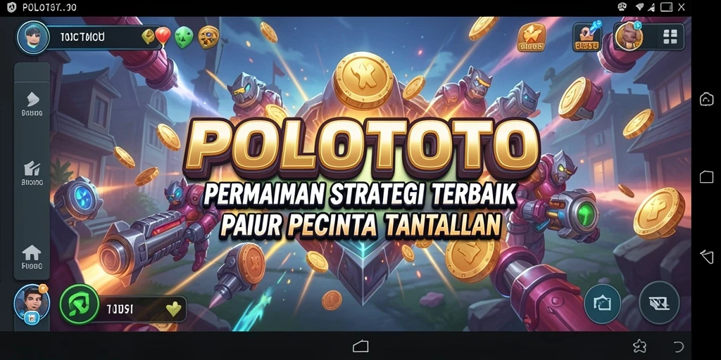 Tampilan gameplay POLOTOTO yang menegangkan dan strategis.