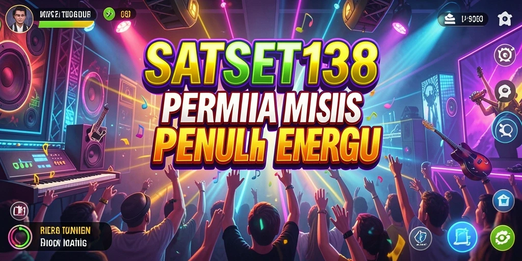 Tangkapan layar SATSET138 menampilkan gameplay yang seru dengan musik yang menggugah semangat.