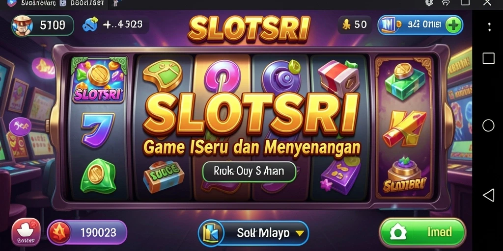 Tampilan menarik dari gameplay SLOTSRI dengan slot beragam dan grafis cerah.