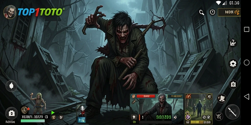 Screenshot menampilkan aksi menegangkan dalam gameplay TOP1TOTO.