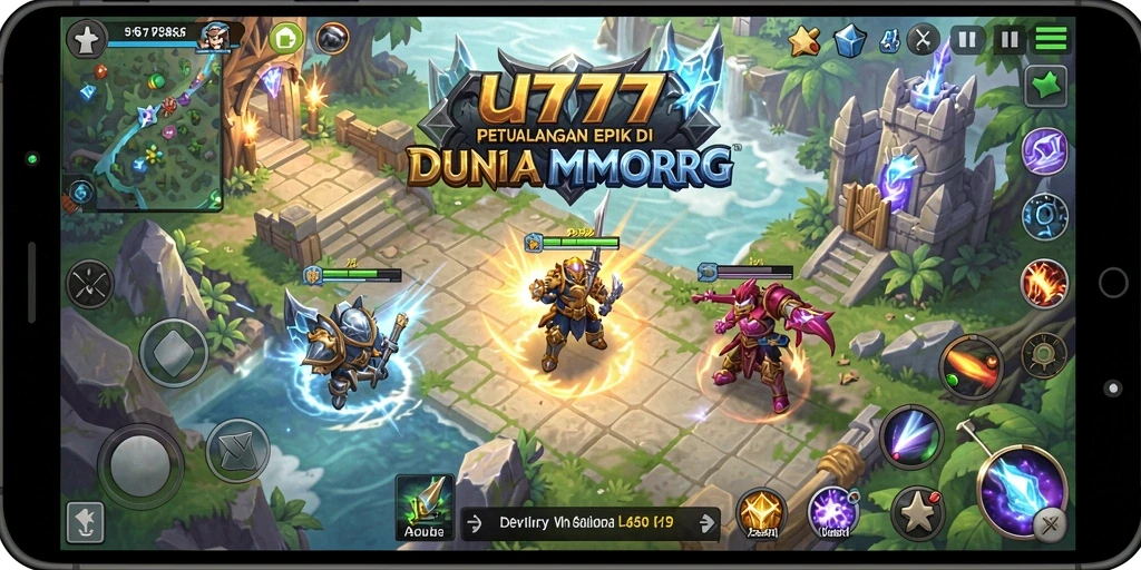Gameplay seru dan penuh aksi di UT77 dengan banyak petualangan.