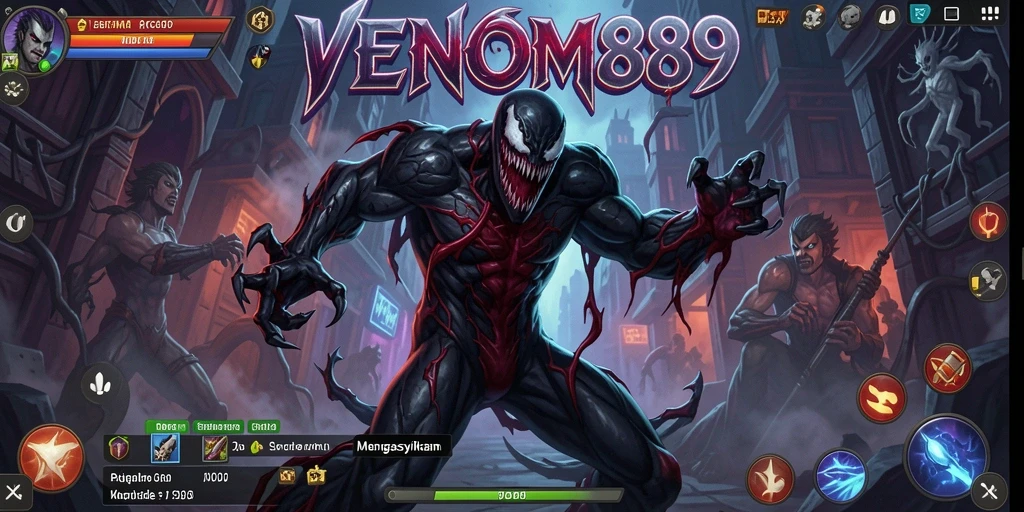 Tampilan gameplay seru dari VENOM889 yang penuh aksi.